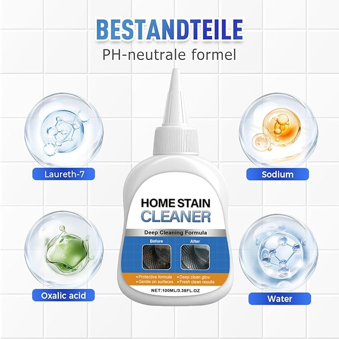 Home Stain Cleaner Gel, 2025 New Dirt Stains Remover, Multi-functional Bathroom Cleaner for Tile Gaps, Cleaning Gel suitable for Kitchen Surfaces, Portable Deodorizing Cleaner (3)
