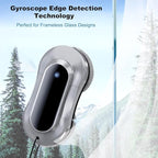 Automatic Window Cleaning Robot, Auto Dual Water Spray & AI Path Planning,Edge Detection & Remote Control, Smart Window Cleaner Robot for Highrise Glass Inside & Outside