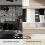 Expandable Drawer Organizer – 14-Grid Storage Box for Underwear, Bras, Socks, Baby Clothes – Fits Closets & Dressers (10+4)