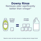 Downy RINSE & REFRESH Laundry Odor Remover and Fabric Softener for Activewear, Active Fresh Scent, 48 oz