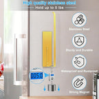 Gold Paper Towel Holder, Magnetic Paper Towel Holder for Fridge, Toilet Paper Roll Holder Magnet Towel Rack Wall Mount Fridge Organizer for Paper Towels Rolls Bathroom Pantry RV Kitchen Storage Golden