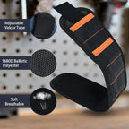 2 Pack Magnetic Wristband for Tools – Lightweight Tool Belt & Portable Magnet Wristband for Holding Screws, Nails, Drilling Bits – Best Tool Gifts for Dad, Husband, Grandpa, & Handyman