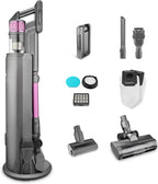 Soniclean STV-3 Cordless Vacuum Cleaner with Auto-Empty Base Station - Clean for The Cure® - Special Edition for Breast Cancer Awareness & Research (Susan G. Komen®)