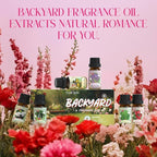 Backyard Fragrance Oils Set, Flower Essential Oil Gift Set for Diffuser, Floral Scent Diffuser Oil, Diffuser Scents Oil for Home-Gardenia, Rose, Lavender, Secret Garden, After Rain,Sunshine