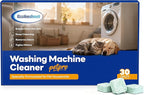 Washing Machine Cleaner Tablets for Pet Owners – Pro 30 Tablets | Deep Clean Formula to Remove Pet Hair & Odor| Septic Safe, Compatible with HE, Top & Front Load Washers