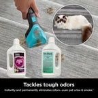 1L Stain & Odor Remover, Carpet Cleaner. Compatible With Shark All Upright And Compact Deep Carpet Cleaners(2 PCS)