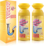 Drain Cleaner Foam, Foaming Drain Cleaner, Floral Sink Cleaner and Deodorizer for Kitchen Sinks, Shower Drains, Tubs. 2pcs, Floral