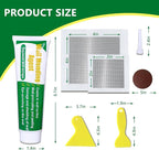 Wall Repair Patch Kit, Wall Mending Agent Drywall Repair Putty & 4 Inch & 2 Inch Mesh Drywall Repair Kit, Wall Repair Patch kit with Scraper and Sandpapers, GMingZTong