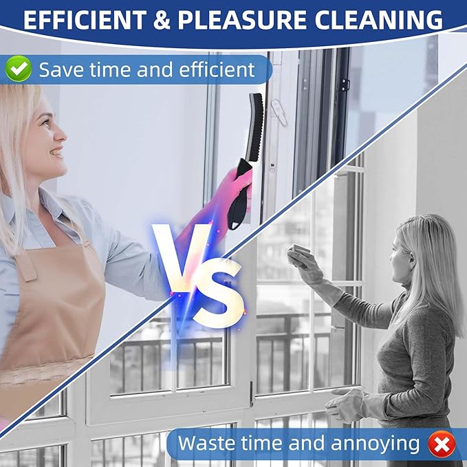 New Serrated Crevice Cleaning Brush, Hard Bristle Cleaning Tools for Household Use, Multifunctional Gap Cleaner Supplies for Kitchen, Bathroom,Toilet, Faucets, Grout, Car, Home Essentials