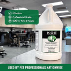 Thornell KOE Kennel Odor Eliminator Concentrate, Odor Eliminator for Strong Odors, Great for Cages, Runs, Floors & More, Pet Odor Eliminator for Home & Kennel w/Safe, Non-Enzymatic Formula, 128 oz