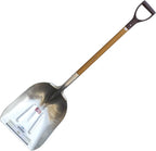 FOREST HILL Manufacturing Heavy Duty Super Tuff Aluminum Straight Edge Scoop Shovel (.125 Thick Aluminum, 52-Inch)