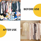 BEISHIDA 20PCS 47 Inch Plastic Garment Bag-Plastic Clear Dry Cleaner Laundry Bags for Clothes Cover Hanging Clothes Storage for Long Dresses Skirt Coat Suit Shirt Jacket