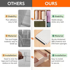 Lifewit 5 Pack 4" High Drawer Dividers 28-43.5cm/11-17" Adjustable Drawer Organizer for Clothes/Utensils, Expandable Drawer Separator in Dresser/Kitchen/Bedroom/Office Organization & Storage Beige