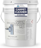 Carpet Encapsulation Cleaner 5821 - Rug Shampoo for Upholstery, Rugs, & Wool - Fast Drying, Nature Conscious Cleaning - Professional Grade Carpet Solution - 5 Gallon Pail