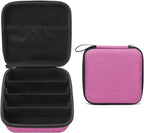 Bukere Travel Sunglasses Organizer Case Adjustable Slot For Multiple Eyeglasses Hard-shell Portable Storage Box for Men Women