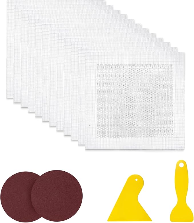 Bates- Drywall Repair Kit, 16 pcs, 6 Inch, Dry Wall Patch Kits, Wall Repair Patch Kit, Wall Patch Repair Kit, Drywall Hole Patch, Drywall Patch Kit, Wall Hole Repair Kit, Drywall Patch Hole