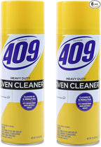 Formula 409 Heavy Duty Spray-On Oven Cleaner, Lemon Scent - Grill and Stove Top Product Cuts Through Grease & Grime on Contact, A Powerful Clean You Can Trust, 14.5 Oz - 2 Pack