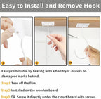 Self-Adhesive Banana Hooks, Foldable Magnetic Hanger Under Cabinet, Sturdy Metal Banana Holder for Kitchen, Space-Saving Design to Keep Bananas Fresh 3 Pieces White