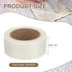 PATIKIL Drywall Repair Mesh Tape, 2 inch x 82 ft Fiberglass Repair Patch Self-Adhesive Dry Wall Joint Tape 9 Mesh Wall Hole Crack and Seam Patch, White