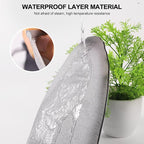 3PCS Garment Steamer Ironing Gloves, Waterproof Care Anti Steam Mitt with Finger Loop, Heat Resistant Protective Gloves Iron Board for Clothes Steamers (Pointy)