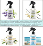 Natural Linen & Room Spray Air Freshener Mist – Scented Fabric Spray with Plant Extracts for Pillows, Sheets, and Home Fragrance. Aromatherapy Pillow Mist for Relaxation and Sleep 4PCS