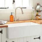 Bathroom & Kitchen Glass Hand and Dish Soap Dispenser with 304 Rustproof Stainless Steel Pump (Orange-2pack)