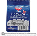 Enoz para Moth Balls for Closets and More - Kills Clothes Moths and Carpet Beetles - Moth Balls for Indoor Use - No Clinging Odor - 4 Oz, 6 Pack