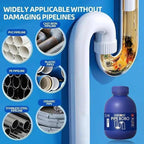Sink and Drain Cleaner Powder - Drain Clog Remover, Pipe Bobo D-rain Cleaner for Kitchen Bathroom Tubs and Showers, Powerful Unclogging Improve Water Flow (2 Bottle, Fl Oz, 26.8)