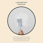 soto Small Hole Repair, White Spackle, 8 Ounces (No. 06 Gesso White) — High Strength Small Hole Filler for use on: Walls, Drywall, Ceiling, Furniture, Cabinets