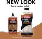 Weiman Wood Floor Polish and Restorer 32 Oz 3PC Bundle - High-Traffic Hardwood Floor, Natural Shine, Removes Scratches, Leaves Protective Layer