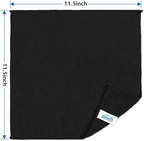 HOMEXCEL Black Microfiber Cleaning Cloth,150 Pack Cleaning Rags, Cleaning Towels,11.5"X11.5" Shop Towels