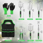 Garden Tools 8-Piece, Gardening Hand Tools, Gardening Tools Set Cultivators with Rust-Proof,Stainless Steel, Aluminum Alloy Material, Gardening Supplies Set Ideal Gift
