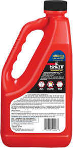Zep 10 Minute Drain Opener Gel 64 oz (Case of 6) ZHCR64NG - Commercial Strength, Fast Acting and Safe For All Pipes