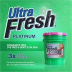 Ultra Fresh 5 Gallon Platinum Fabric Softener for All Machine Types, Liquid Laundry Softener, Up to 640 Loads, Tropical Escape
