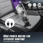 Bossdan Handheld Vacuum Cordless – Car Vac Portable with 8KPA & Multi Accessories & Low Noise, Lightweight Hand Held Vacuum Cordless Rechargeable for Car/Home/Dust/Pet Hair, Mine Portable Vacuum