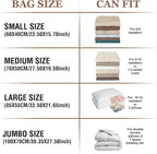 Roomimaster Vacuum Storage Bags, Vacuum Seal Space Saver Bags for Clothing, Travel Lugggage, Carry-on, Blankets, Comforters,Pillow, Bedding, 10 Small