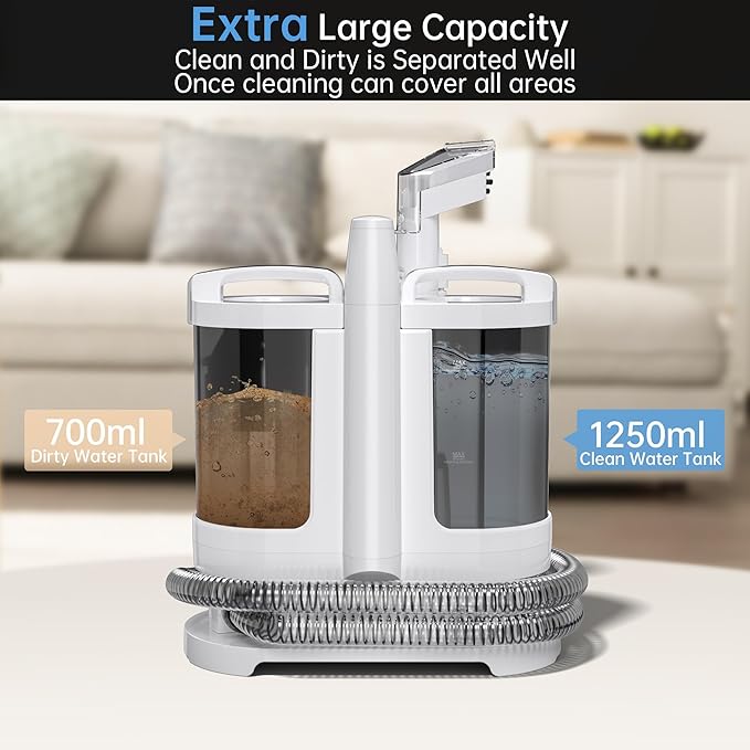 Carpet Cleaner Machine,Portable Spot Cleaner Machine for Carpet and Upholstery, 18Kpa 500W Powerful Suction for Pet Stain, Couch & Car, Deep Spot Cleaner for Area Rug, Stair and Furniture