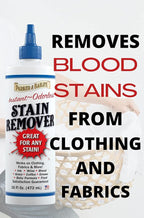 Parker and Bailey Stain Remover- Blood Stain Remover for Carpet, Clothes, Sheets and Mattress - Garment and Fabric Laundry Stain Remover - 16oz