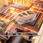 Portable Steam Cleaner Handheld Steam Cleaner High Pressure Steamer for Deep cleaning 1200ML Steam Cleaning Machine for Home Use With 6 Brushes Cleaning for Couch Auto Floor (White)