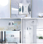 FMART Window Cleaner Robot Double-Sided Spray Water, 3800Pa Strong Suction Smart Window Cleaning Robot, APP&Remote Control Robot Suitable for Outdoor/Indoor High Rise Windows