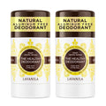 Lavanila Vanilla Lemon Deodorant for Women 2-Pack (2 Oz Each) - Natural Aluminum Free Solid Stick Deodorant, Made In USA, Vegan