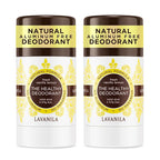 Lavanila Vanilla Lemon Deodorant for Women 2-Pack (2 Oz Each) - Natural Aluminum Free Solid Stick Deodorant, Made In USA, Vegan
