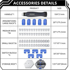 JAKEMY Precision Screwdriver Set: Building-block Screwdriver for Men, 25 in 1 Repair Tool Kit for Laptop, Computer, Macbook, iPhone, Watch, Eyeglasses