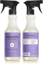 MRS. MEYER'S CLEAN DAY Multi-Surface Everyday Cleaner, Limited Edition Lilac Scent, Removes Dirt & Freshens Surfaces, 16 FL OZ Spray Bottle (Pack of 6)