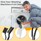 Washing Machine Cleaning Brush Kits, Washer Cleaner Tools Accessories 6pc Drum Laundry Cleaner Brush and Crevice Cleaning Brush for Tight Spaces and Washer Rubber Seal
