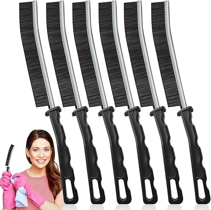 Crevice Cleaning Brush,Multifunctional Cleaning Brush Tool, Bathroom Gap Brush, Small Cleaning Brush, Grout Brush, Kitchen Brush, Cleaning Tools for Toilet, Bathroom, Home, Bathtub, Sink, Household