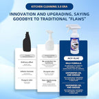 Kitchen Cleaner Spray, Degreaser Cleaner Heavy Duty, Glass Cooktop Cleaner, Oven Cleaner Heavy Duty, Stainless Steel Cleaner for Appliances, Heavy Oil Cleaner Powerful Kitchen, 1PCS