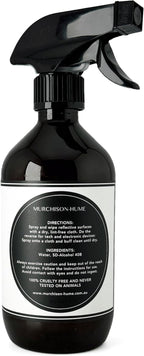 Murchison-Hume Glass Cleaner, Natural Glass Cleaner for Windows, Mirrors, Crystal, or Wine Glass – Streak-free, Ammonia-free, Non-toxic, Non-fuming, No Artificial Color or Fragrance, 17oz