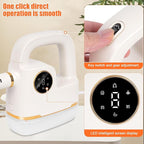 Handheld Steam Cleaner [One Click Clean] Steamer for Cleaning 10-in-1 High Pressure Steam Cleaner for Home/Car Detailings/Fabric etc. Separate Design|Digital Display|Two Cleaning Methods
