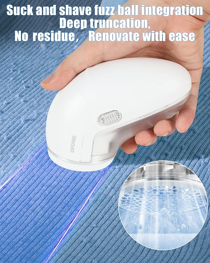 Fabric Shaver Lint Remover for Clothes,Electric Lint Shaver Battery Operated,Portable Sweater Defuzzer, Quick and Easy Remove Pills,Lint Balls,Fuzz of Clothing Pants Socks Couch Pillows Blankets